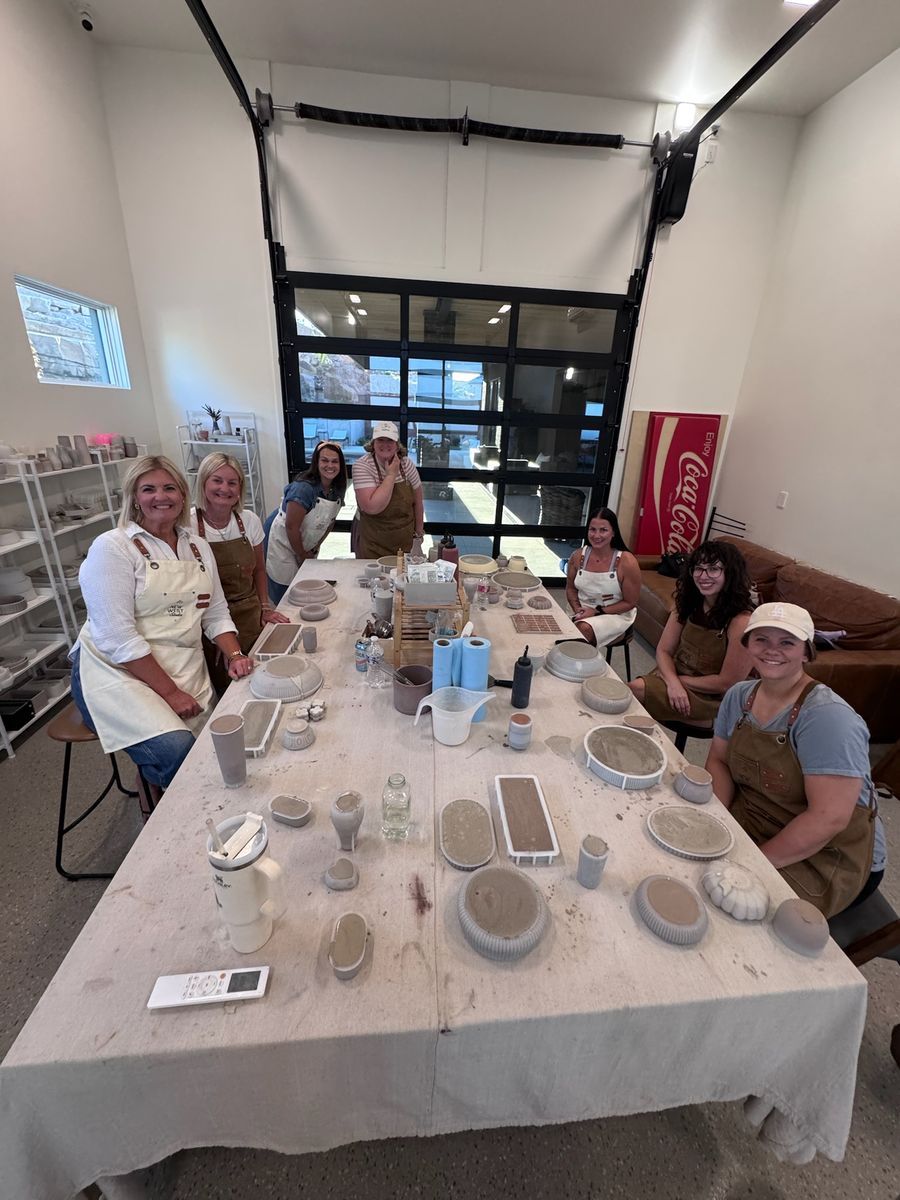 Guests at a cemented. workshop